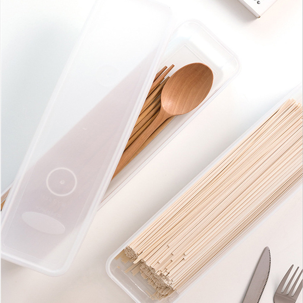 Food Storage Containers Plastic Box - 2Pcs Food Grade Plastic Noodles Box