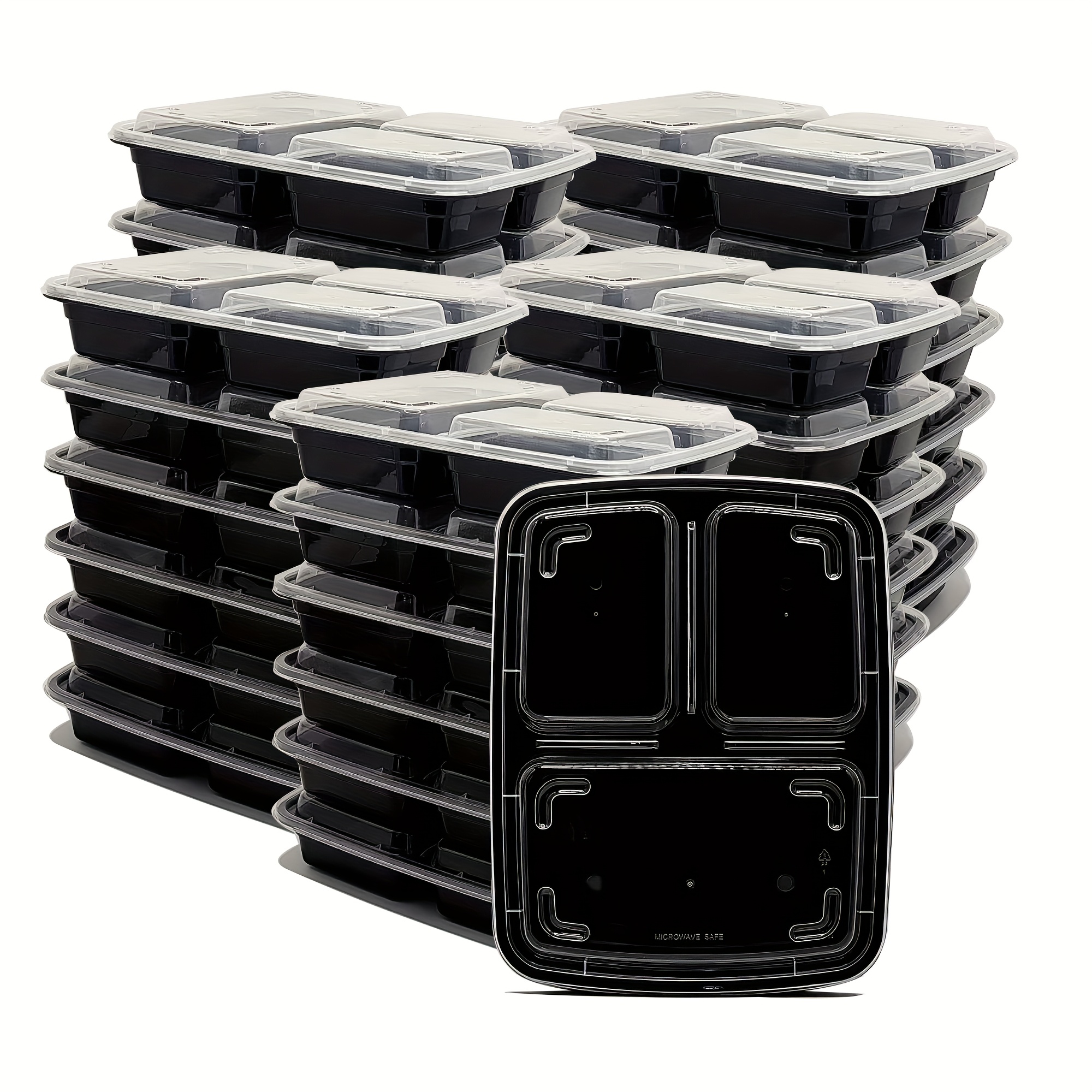 Food Storage Freezer Containers - 300pcs Meal Prep Containers 150 Pack,