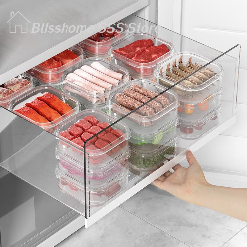 Food Storage Freezer Containers - 【S】5/10PCS Freeze Meat Preservation Box Refrigerator