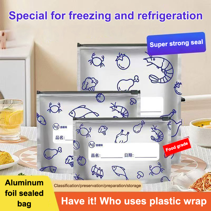 Lock And Lock Food Storage - 10Pcs/Bag Silver Foil Food Fresh-keeping Bags