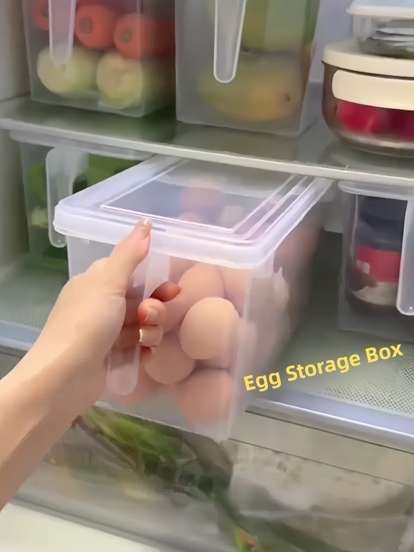 Food Storage Vegetables - Kitchen Frie Egg Storage Box Food