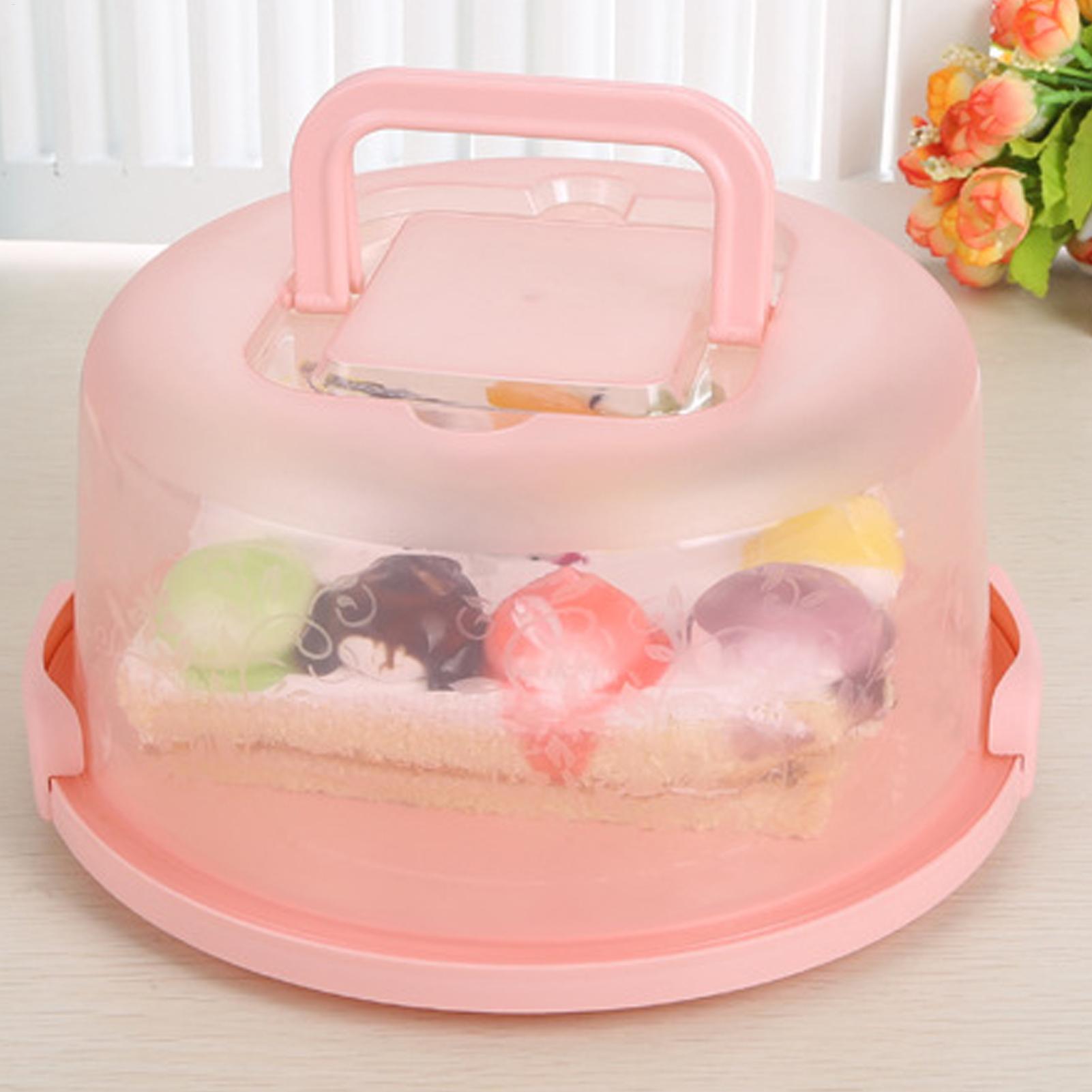Food Storage Method - Handheld Cake Carrier Reusable Airtight Box