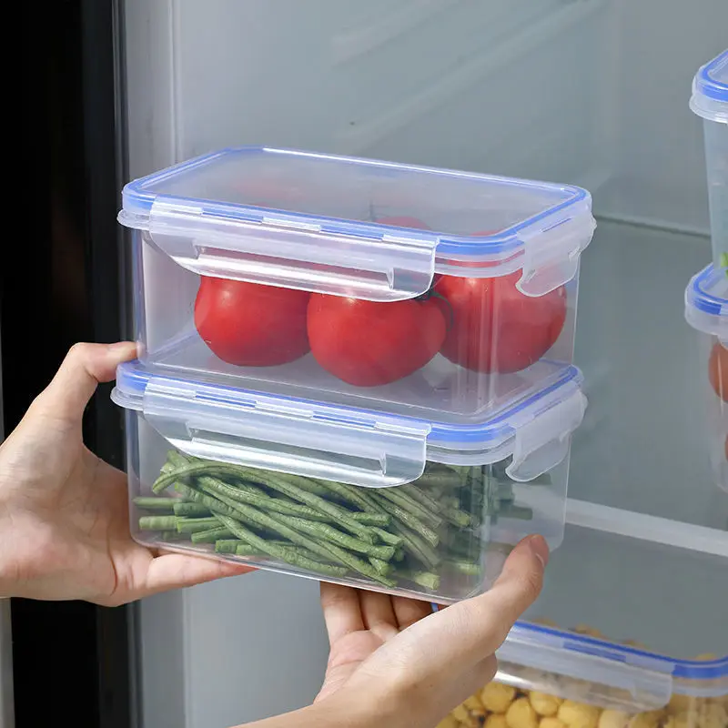 Food Storage For Room - Kitchen Refrigerator Sealed Rectangular Refrigerator Storage