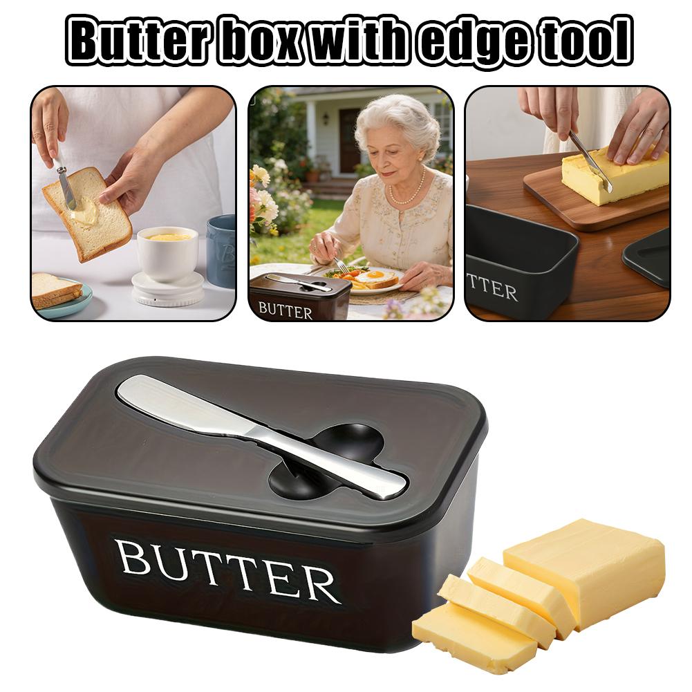 Food Storage Containers Plastic Box - Food Grade PP Butter Container with