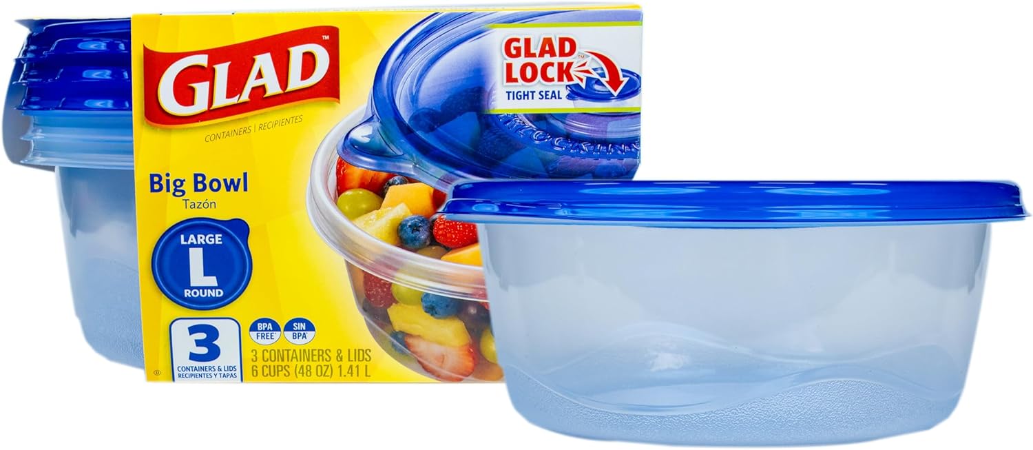 Lock And Lock Food Storage - 48 oz Round Food Storage Containers