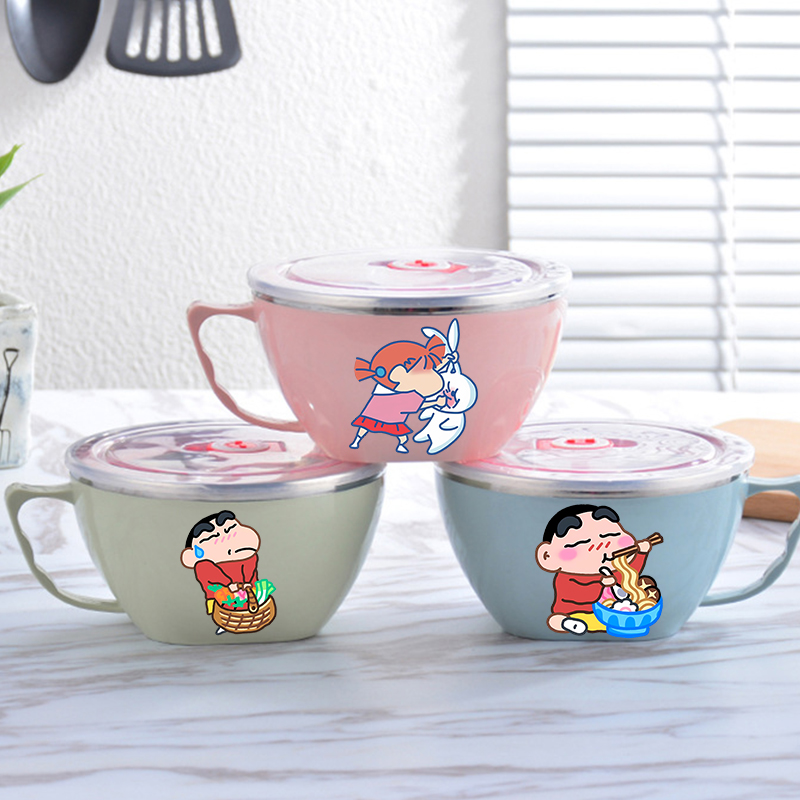 Crayon Shin-chan Noodle Bowl L - Food Storage Room reseña y precio