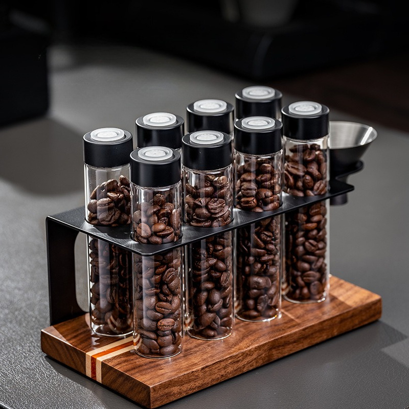 JUSTINLAU Glass Coffee Bean St - Food Storage For Room reseña y precio