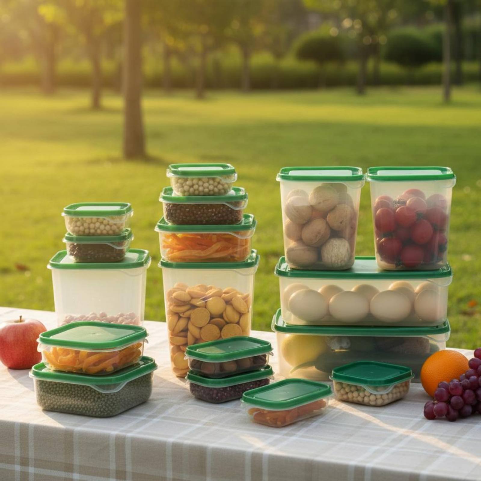 17 Pieces Fridge Storage Box S - Food Storage Containers Plastic Box reseña y precio
