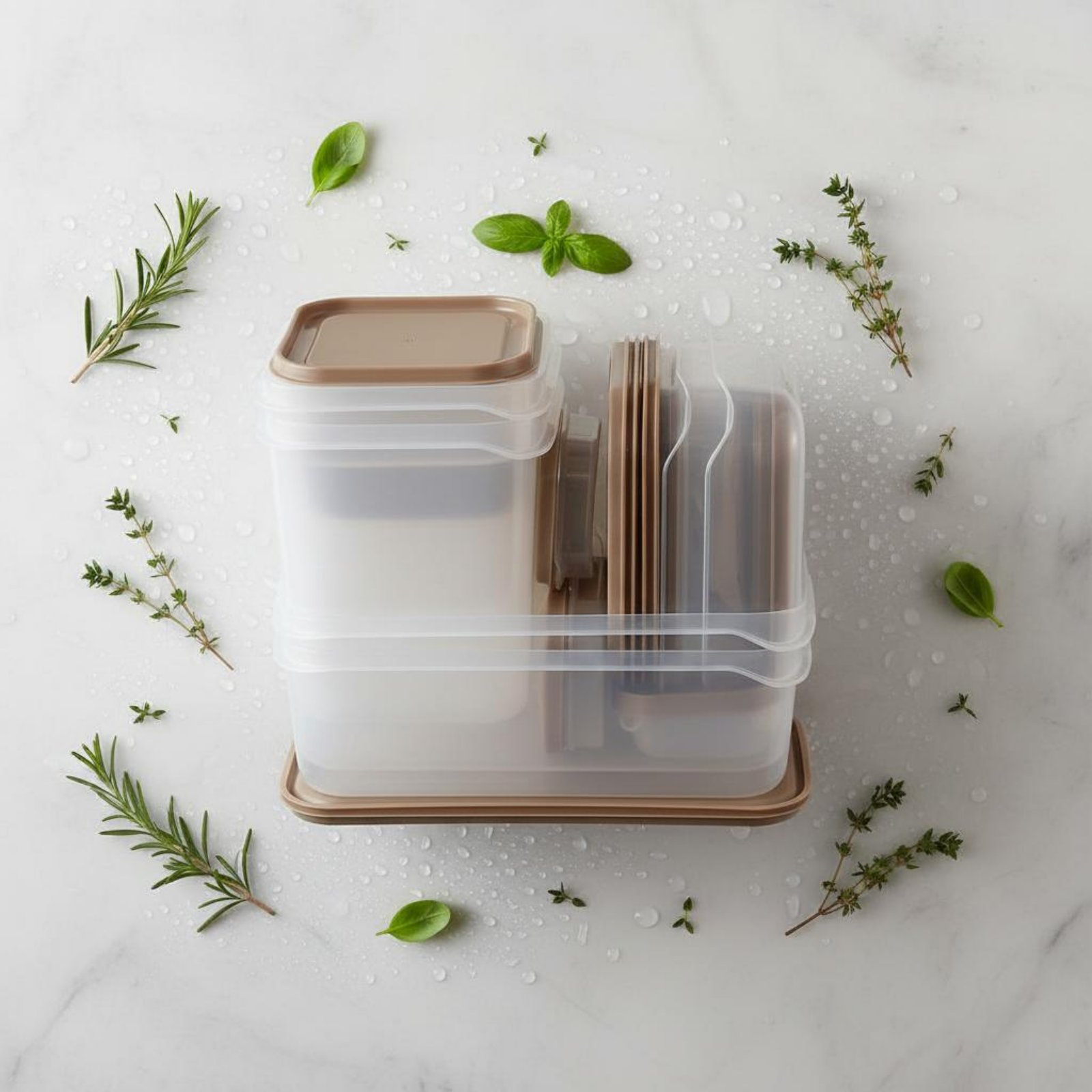 17 Pieces Fridge Storage Box S - Food Storage Containers Plastic Box reseña y precio