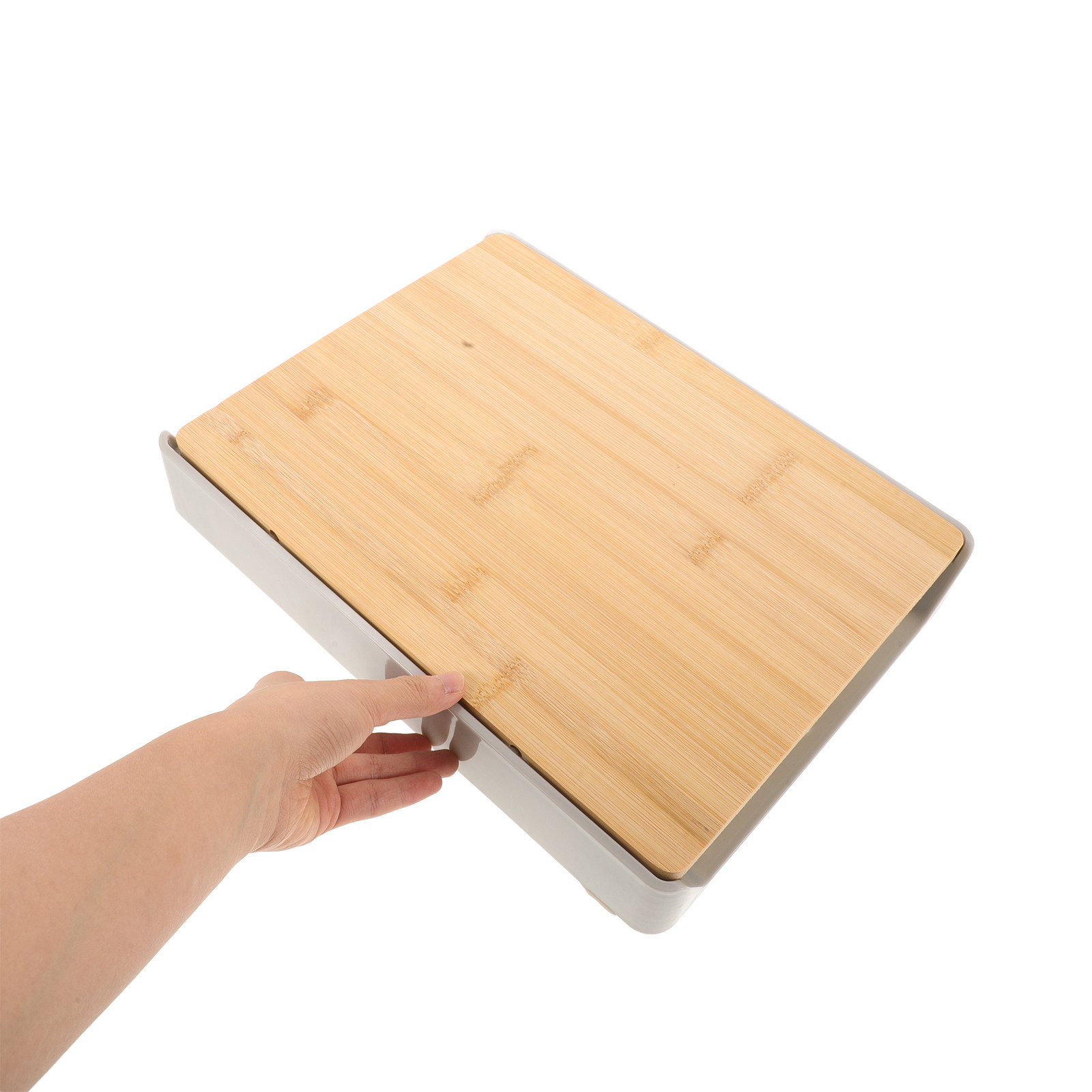 Bamboo Cutting Board with Pull - Food Storage Vegetables reseña y precio