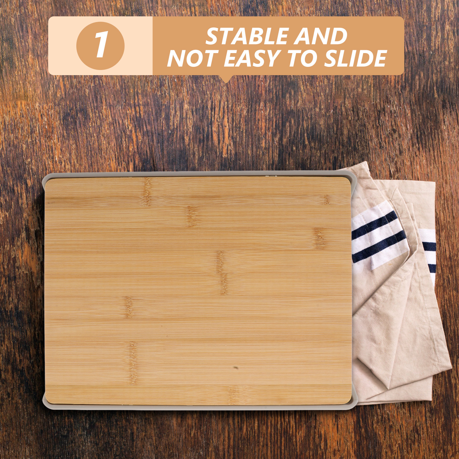 Bamboo Cutting Board with Pull - Food Storage Vegetables reseña y precio