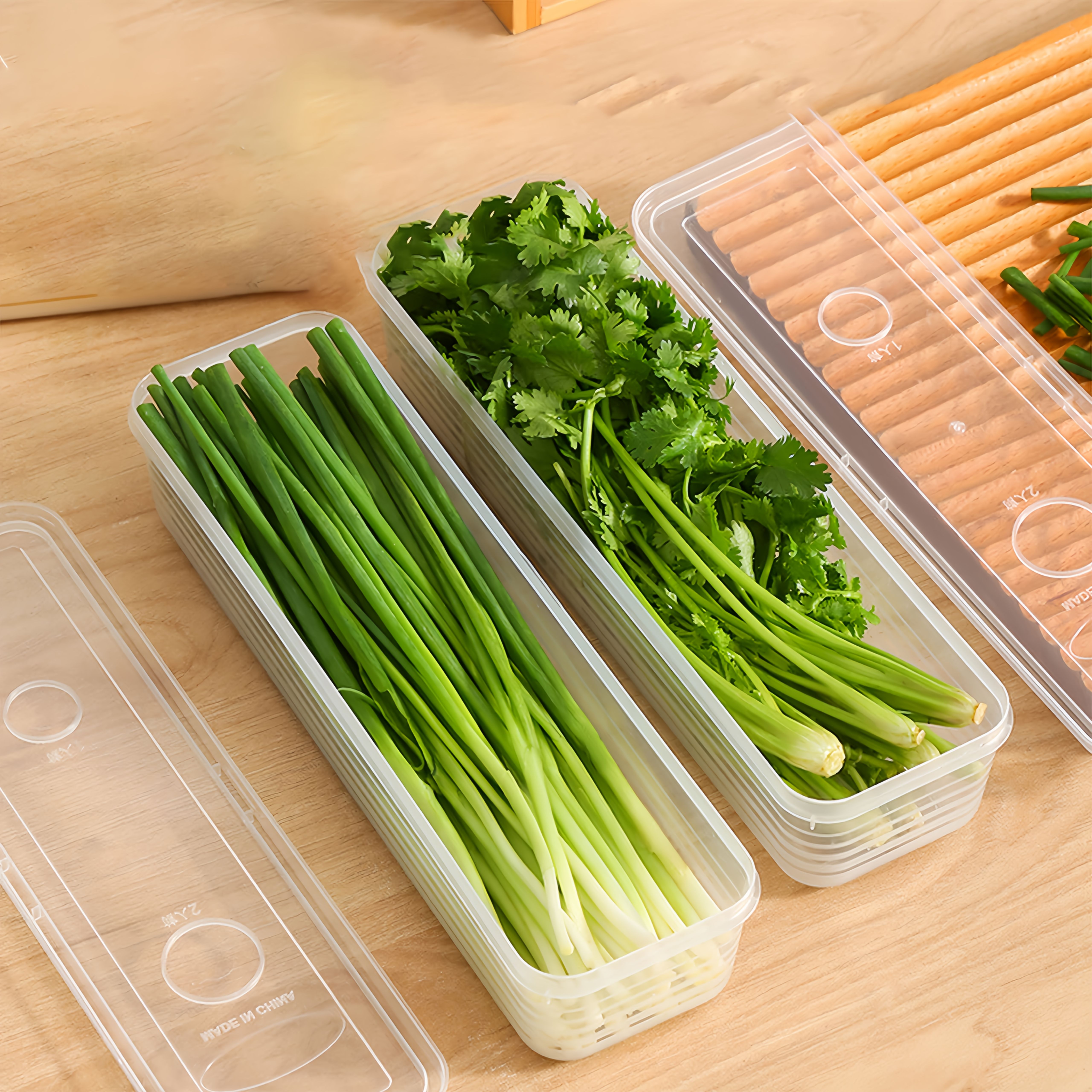 2/4/6pcs Food Vegetable Storag - Food Storage Freezer Containers reseña y precio