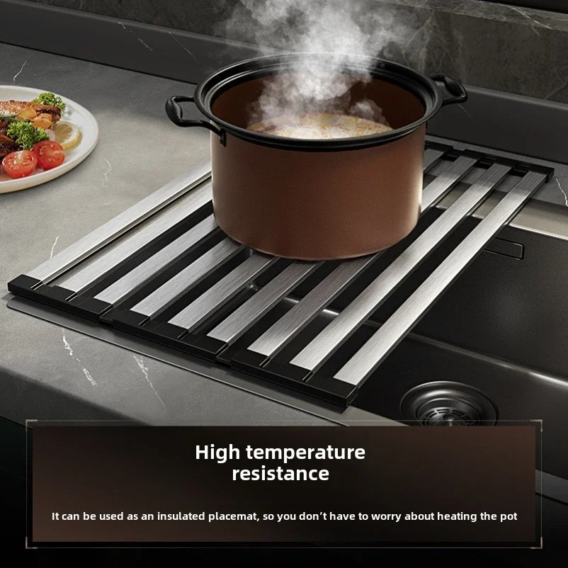 42X32 5cm Stainless Steel Sink - Food Storage Rack reseña y precio