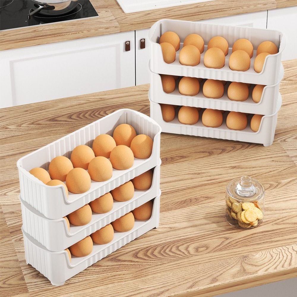 Refrigerator Side Door Egg Sto - Egg Storage Holder reseña y precio
