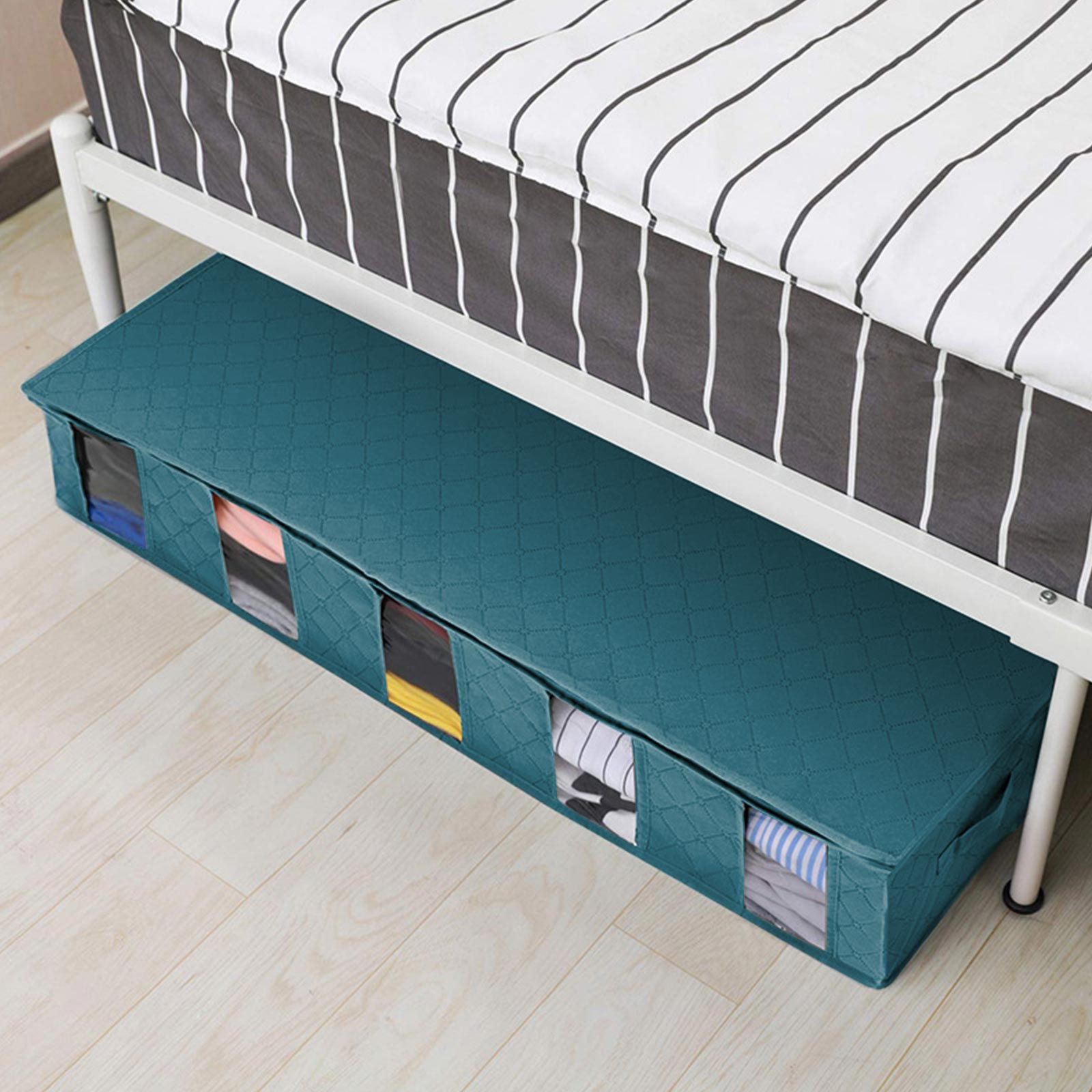 Under Bed Dust-Proof Storage O - Food Storage Under Bed reseña y precio