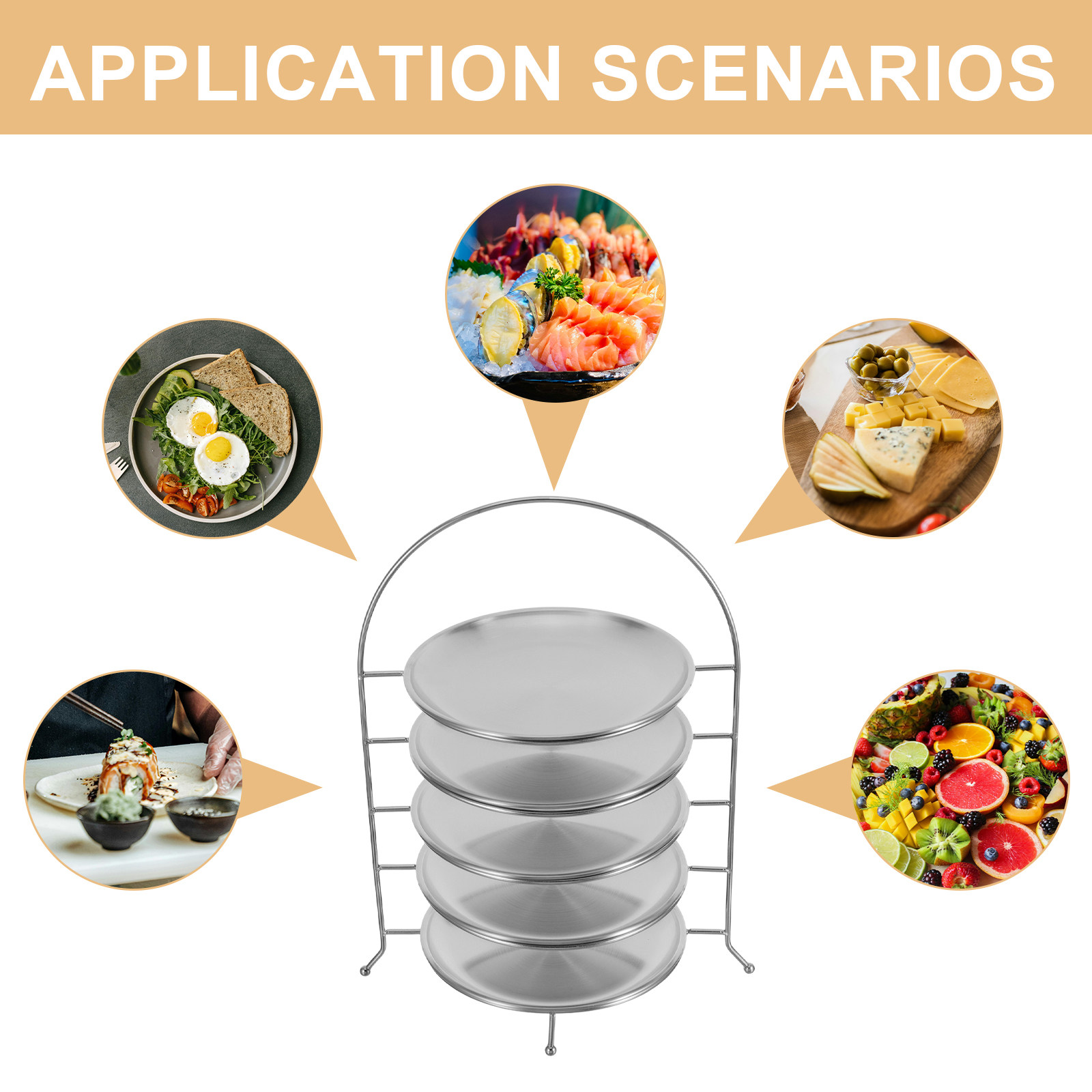 Premium Stainless Steel Sink O - Food Storage Rack reseña y precio