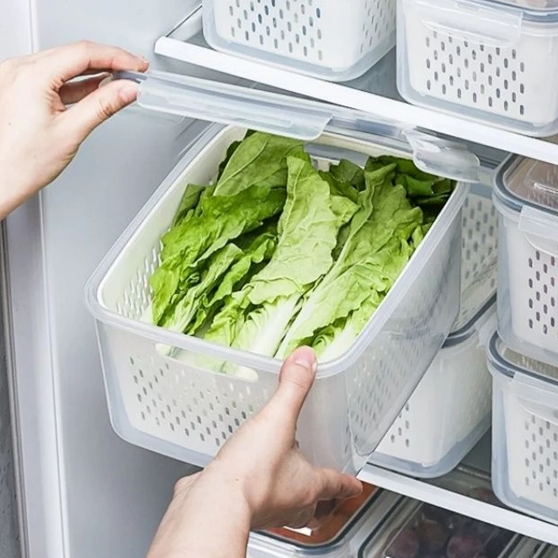 Refrigerator Storage Box, Drai - Food Storage Vegetables reseña y precio
