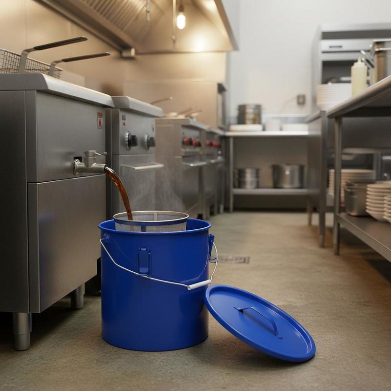 Carbon Steel Oil Storage Pail  - Lock And Lock Food Storage reseña y precio