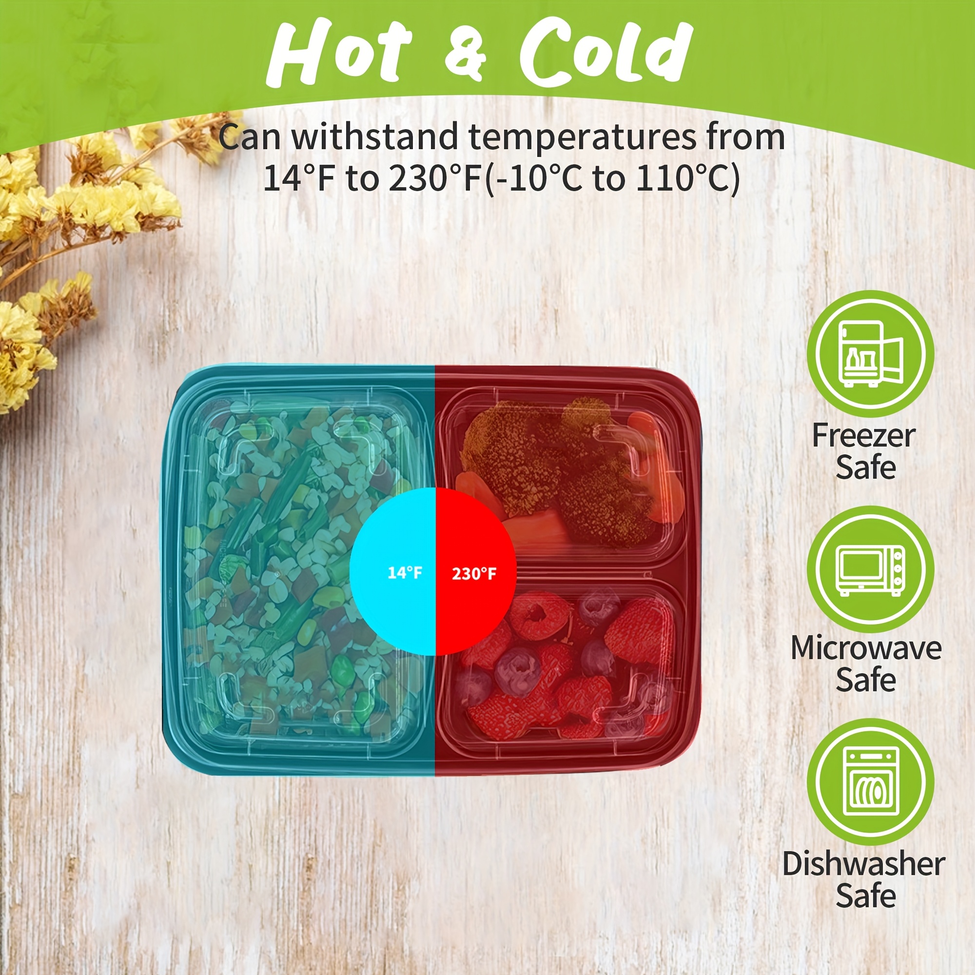 300pcs Meal Prep Containers 15 - Food Storage Freezer Containers reseña y precio