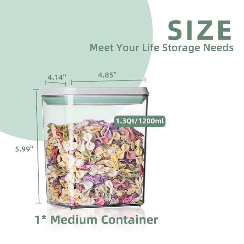 Ankou 3Pcs 1.2L Pop Airtight F - Food Storage Method reseña y precio