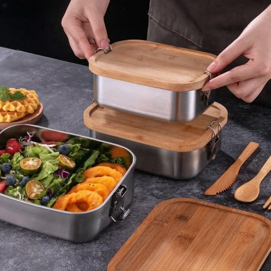 New 304 stainless steel bamboo - Food Storage Method reseña y precio