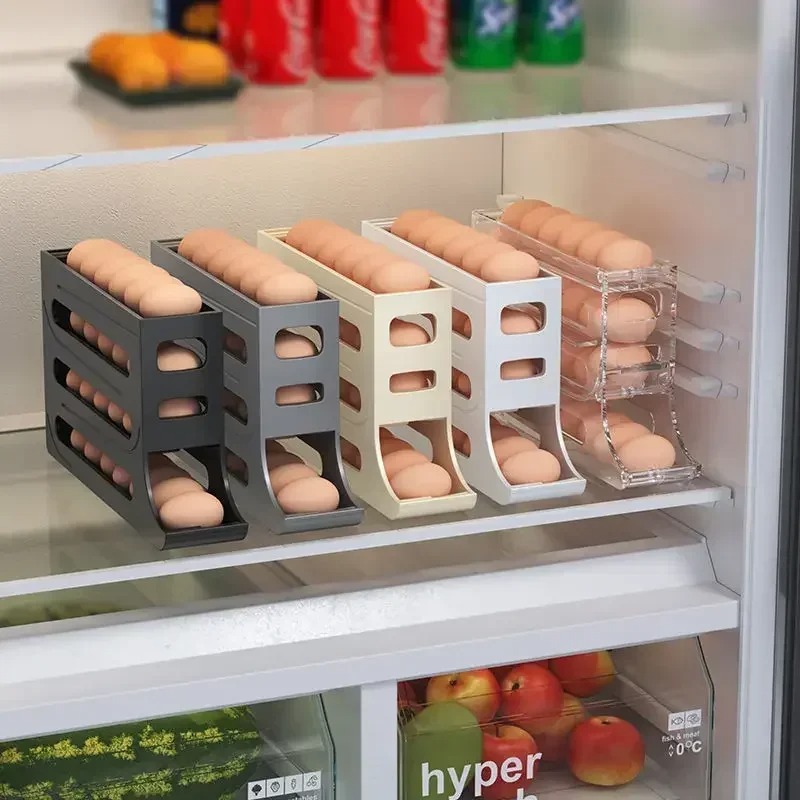 Refrigerator Egg Storage Box 4 - Egg Storage Holder reseña y precio