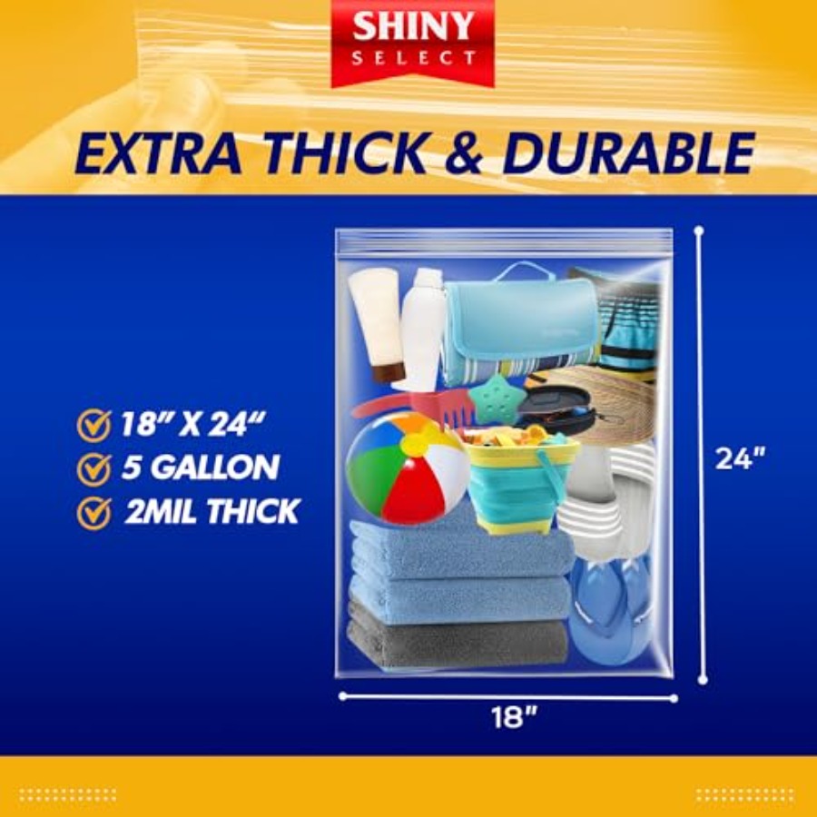 5 Gallon X-Large Storage Bags  - Lock And Lock Food Storage reseña y precio