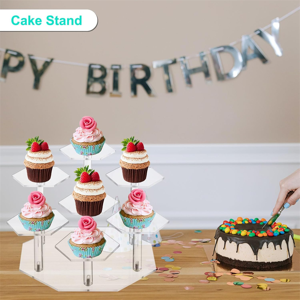 7 Tier Acrylic Display Stand W - Food Storage Rack reseña y precio