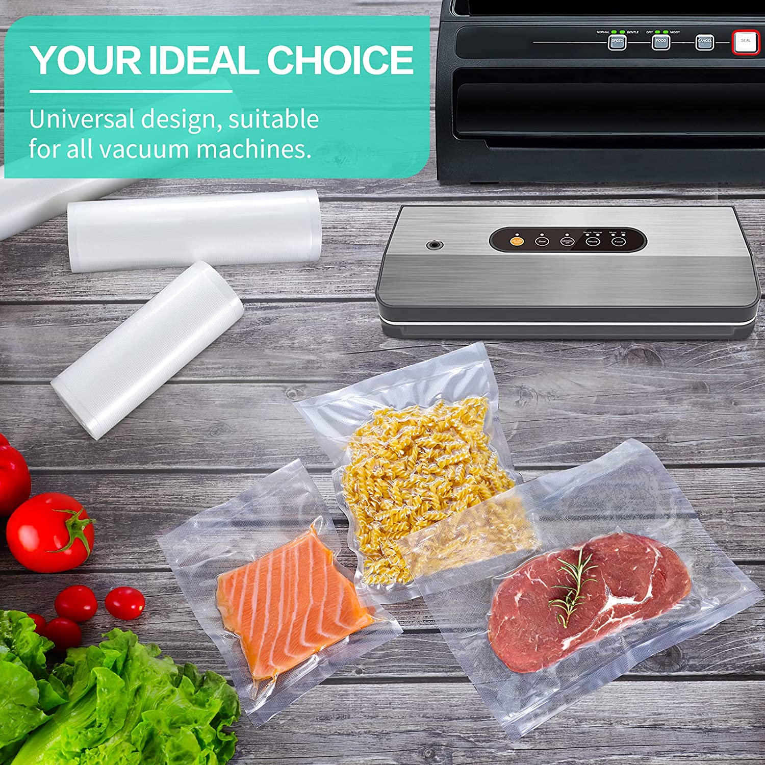 Kitchen Bags For Vacuum Food V - Food Storage Method reseña y precio