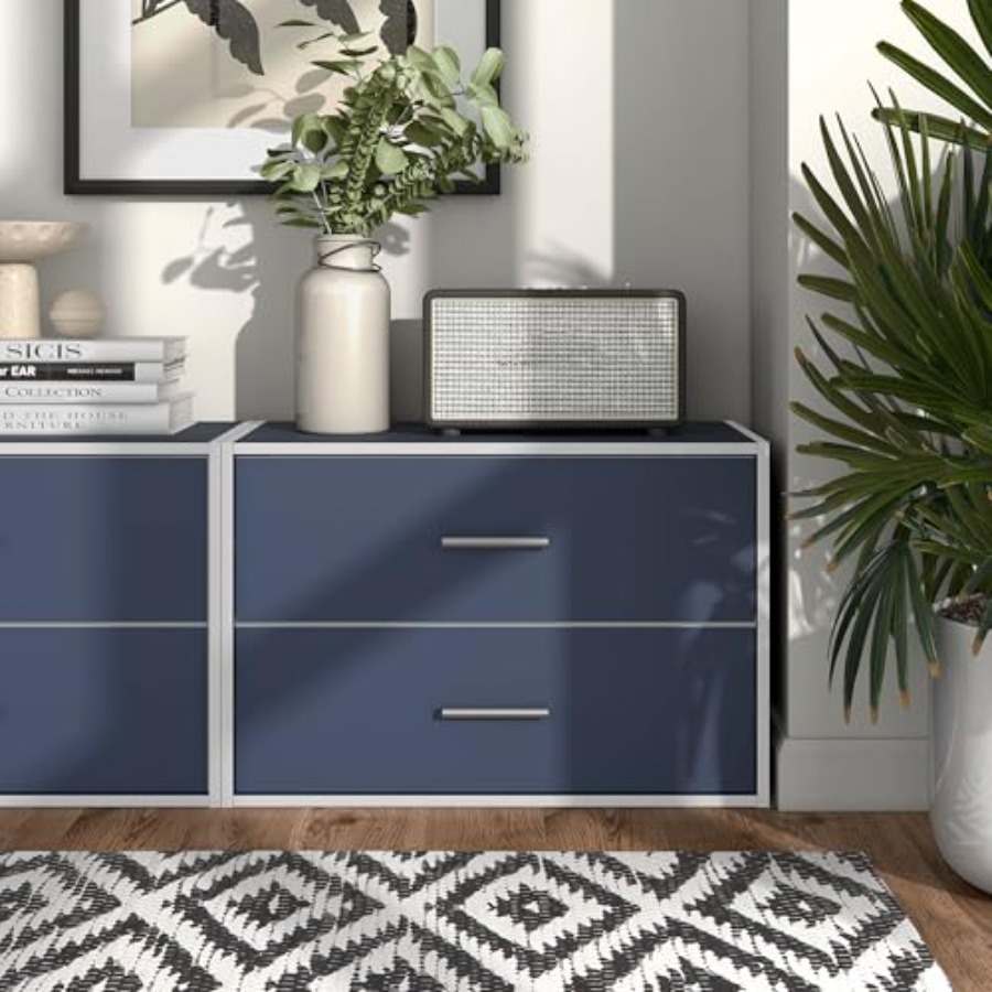 Apexa 2-Drawer Wooden Stackabl - Food Storage Under Bed reseña y precio
