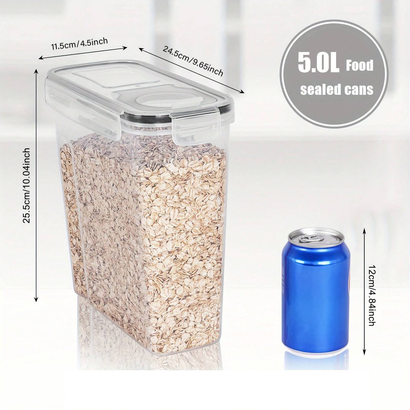Large (5L) 2/3pcs grain contai - Food Storage Room reseña y precio