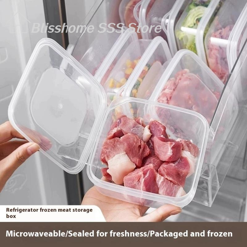 【S】5/10PCS Freeze Meat Preserv - Food Storage Freezer Containers reseña y precio