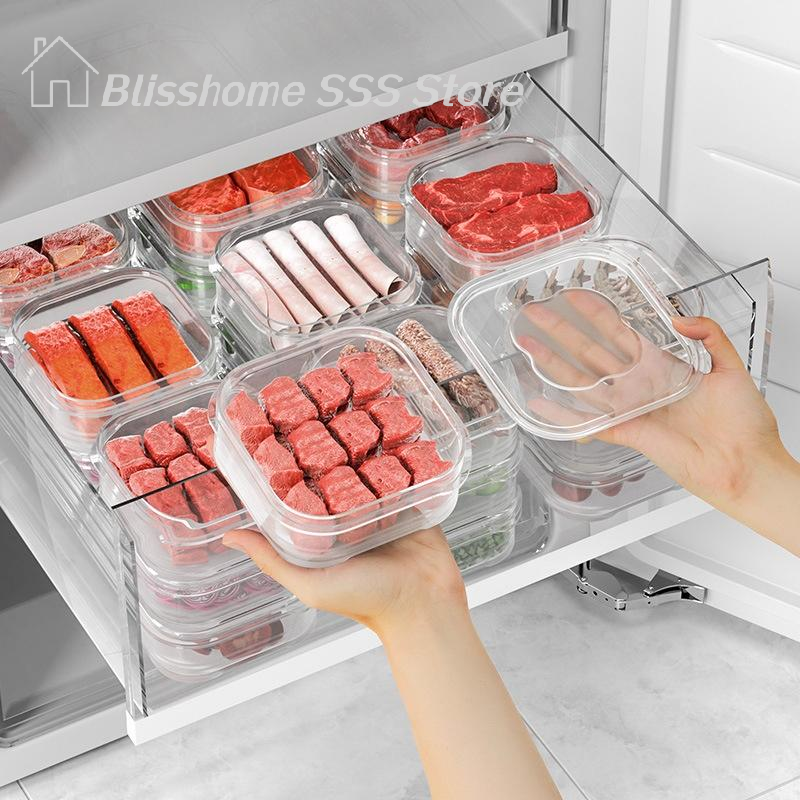 【S】5/10PCS Freeze Meat Preserv - Food Storage Freezer Containers reseña y precio