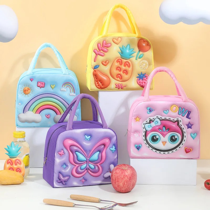 Children's Lunch Box Bag 3D Ca - Food Storage Room reseña y precio