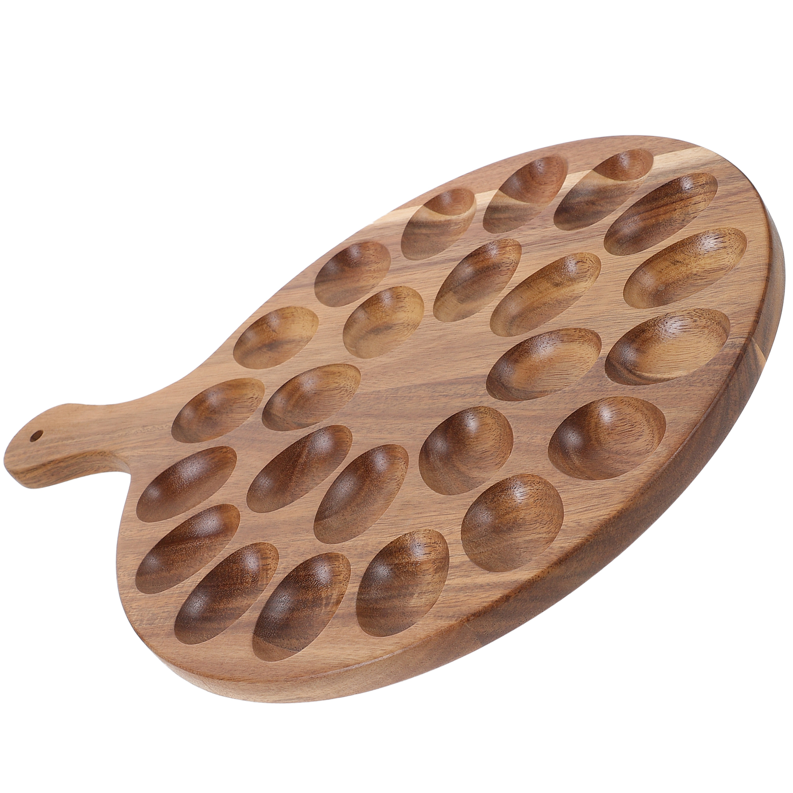 Acacia Egg Tray Storage Rack D - Egg Storage Holder reseña y precio
