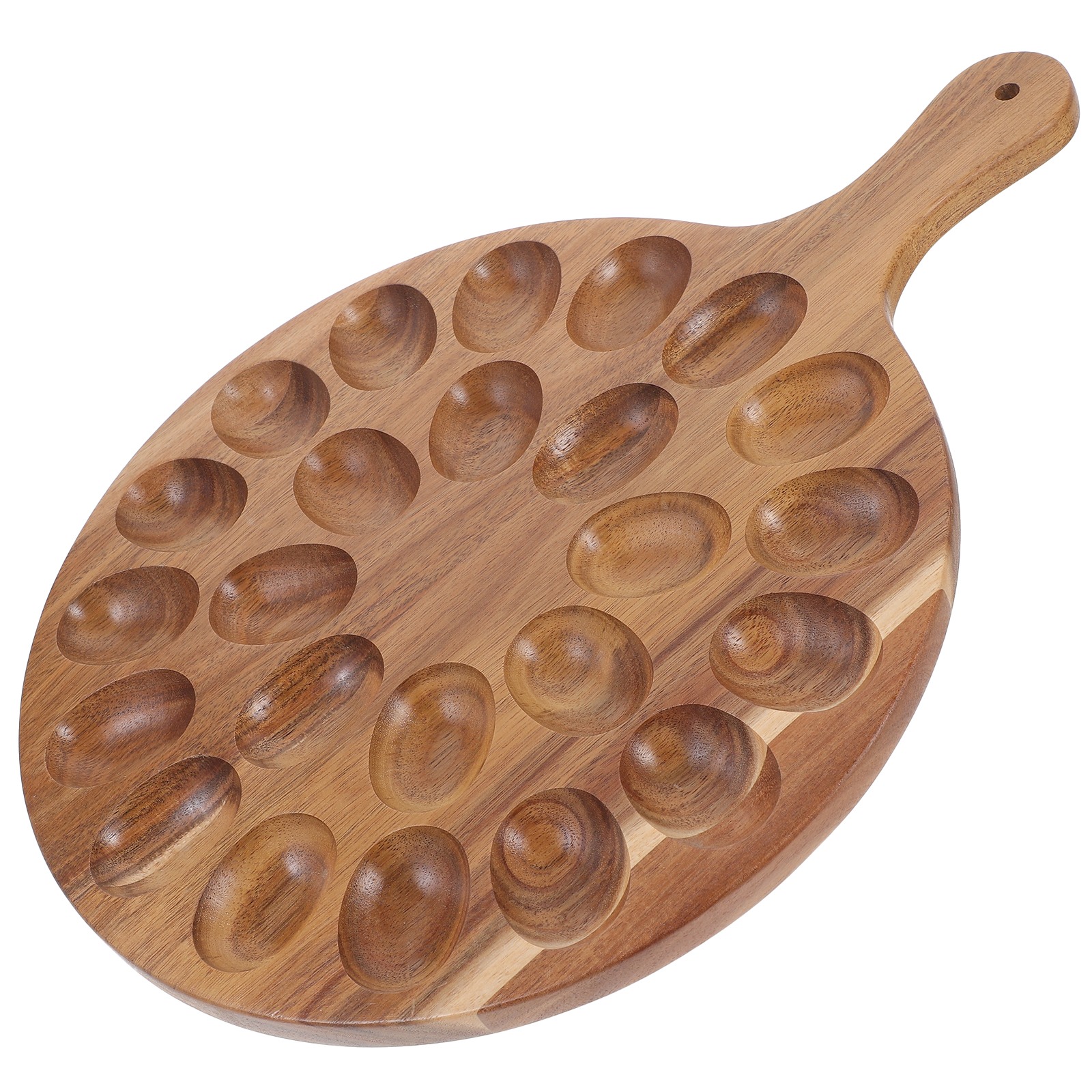 Acacia Egg Tray Storage Rack D - Egg Storage Holder reseña y precio