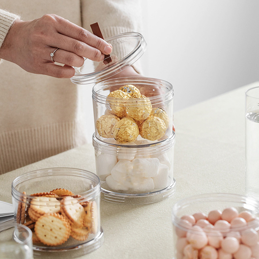 2Pcs Premium Pet Transparent M - Food Storage Containers Plastic Box reseña y precio