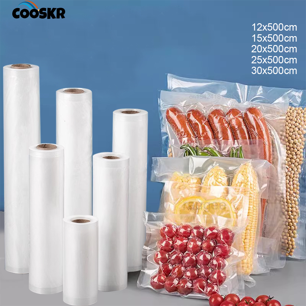 Food Vacuum Bags Sealer Storag - Food Storage Roll Bags reseña y precio