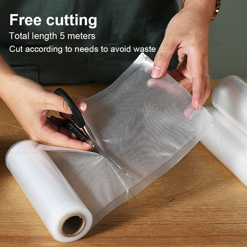 Food Vacuum Bags Sealer Storag - Food Storage Roll Bags reseña y precio