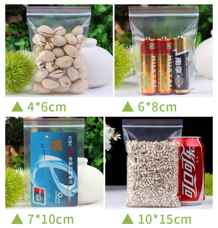 10x15 Cm Small Plastic Ziplock - Lock And Lock Food Storage reseña y precio