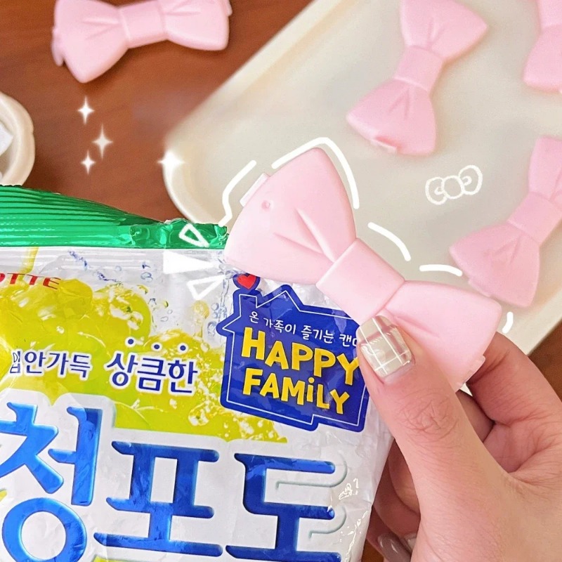 5PCS Kawaii Food Sealing Clip  - Food Storage Roll Bags reseña y precio