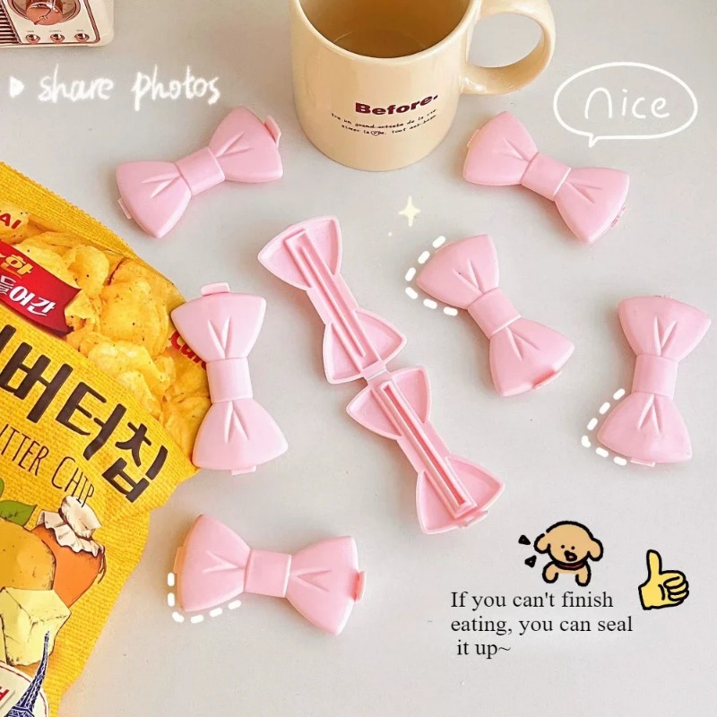 5PCS Kawaii Food Sealing Clip  - Food Storage Roll Bags reseña y precio