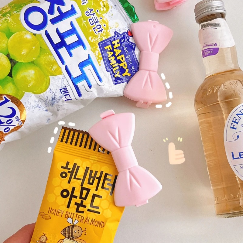 5PCS Kawaii Food Sealing Clip  - Food Storage Roll Bags reseña y precio