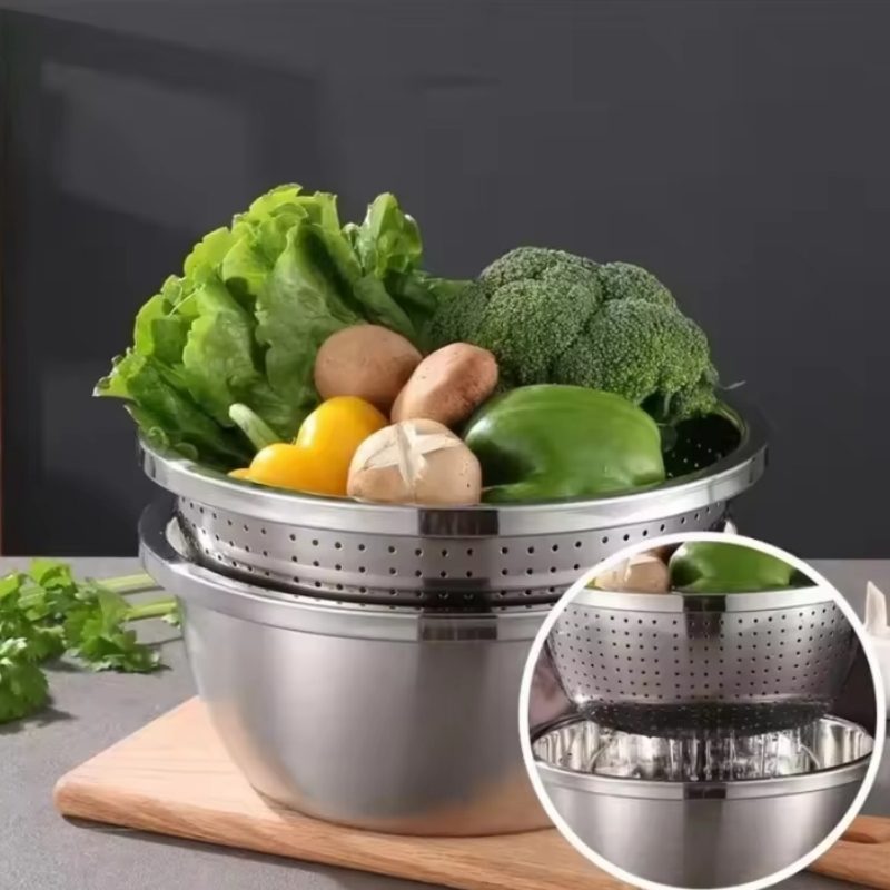 Multi Functional Stainless Ste - Food Storage Vegetables reseña y precio