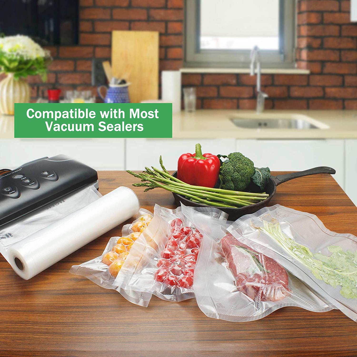 Vacuum bags for food Vacuum Se - Food Storage Method reseña y precio