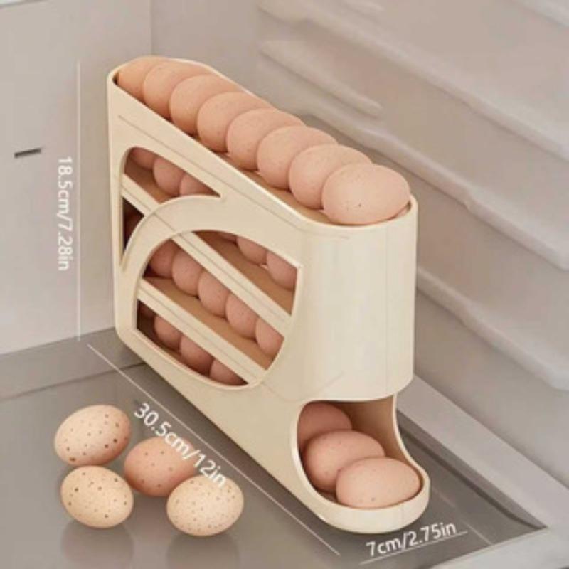 Rolling Egg Dispenser for Refr - Egg Storage Holder reseña y precio
