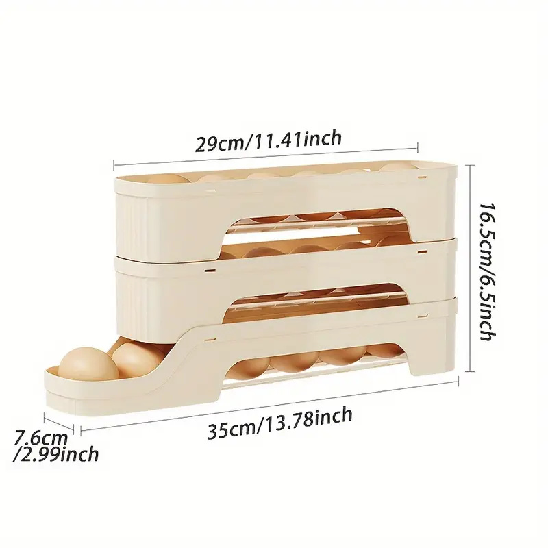 1Pc Detachable Rolling Egg Hol - Egg Storage Holder reseña y precio
