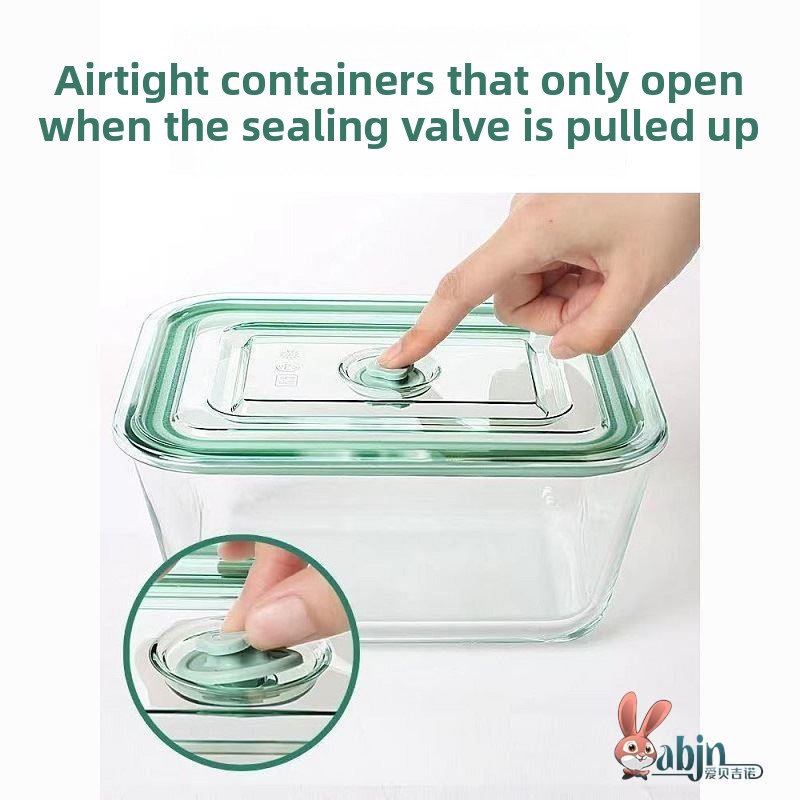 Large Capaci Glass Container S - Food Storage Glass Box reseña y precio