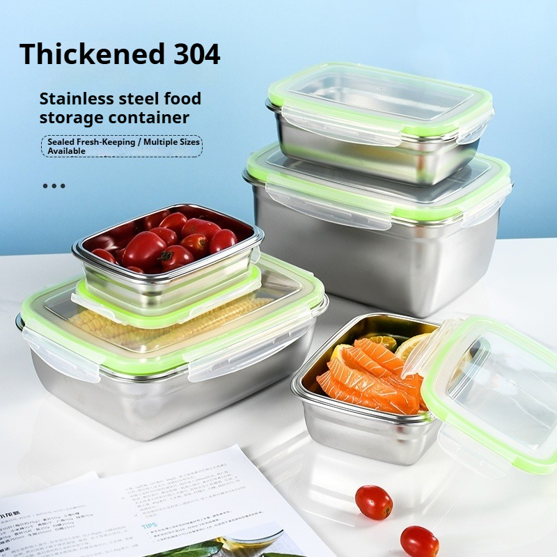 304 Stainless Steel Lunch Box  - Food Storage Method reseña y precio