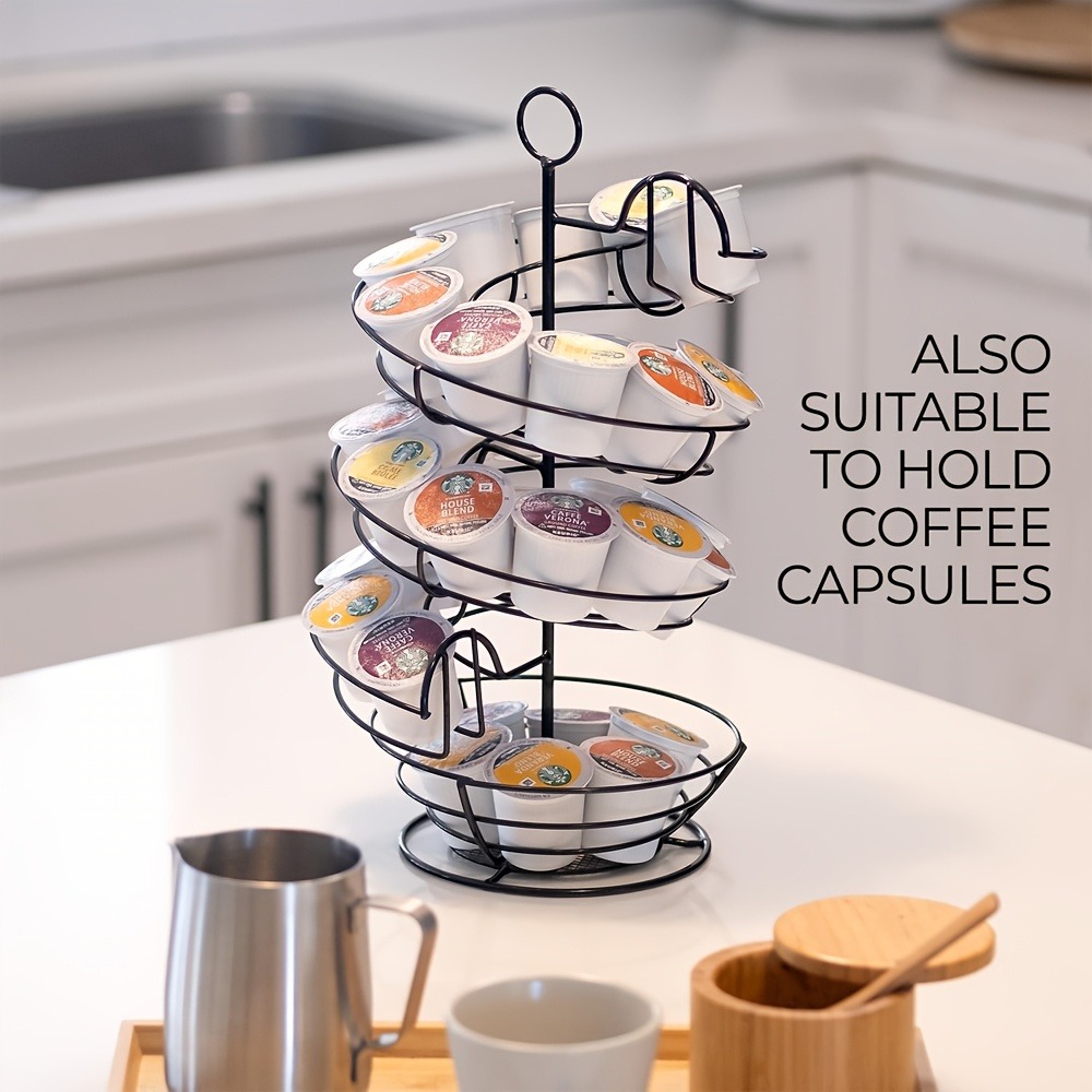 Metal Wire Spiral Egg Holder,  - Egg Storage Holder reseña y precio